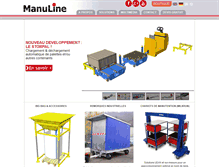 Tablet Screenshot of manuline.fr